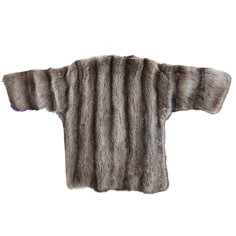 Vintage Bergdorf Goodman Genuine Raccoon Fur XL Stroller Coat Jacket - Picture 8 of 15